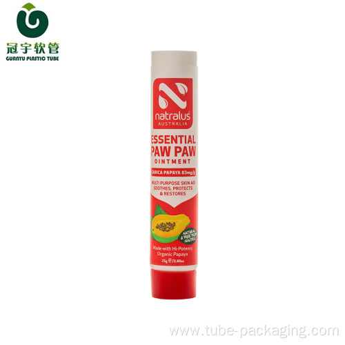 25g cosmetic plastic tube for hand cream packaging